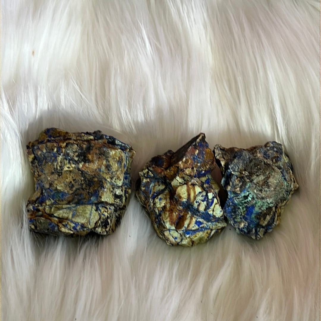 Raw Azurite Malachite healing stone