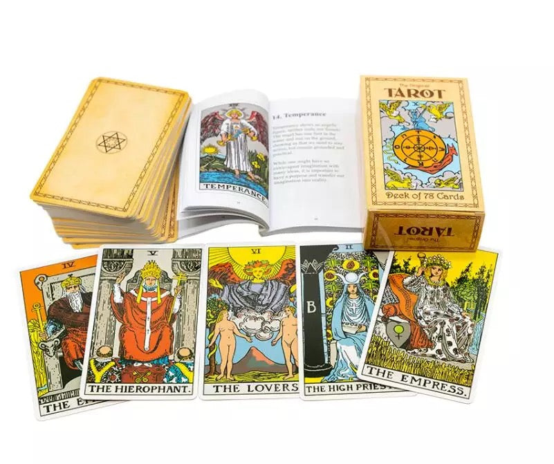The Original Tarot cards deck with instructions book - 78 cards