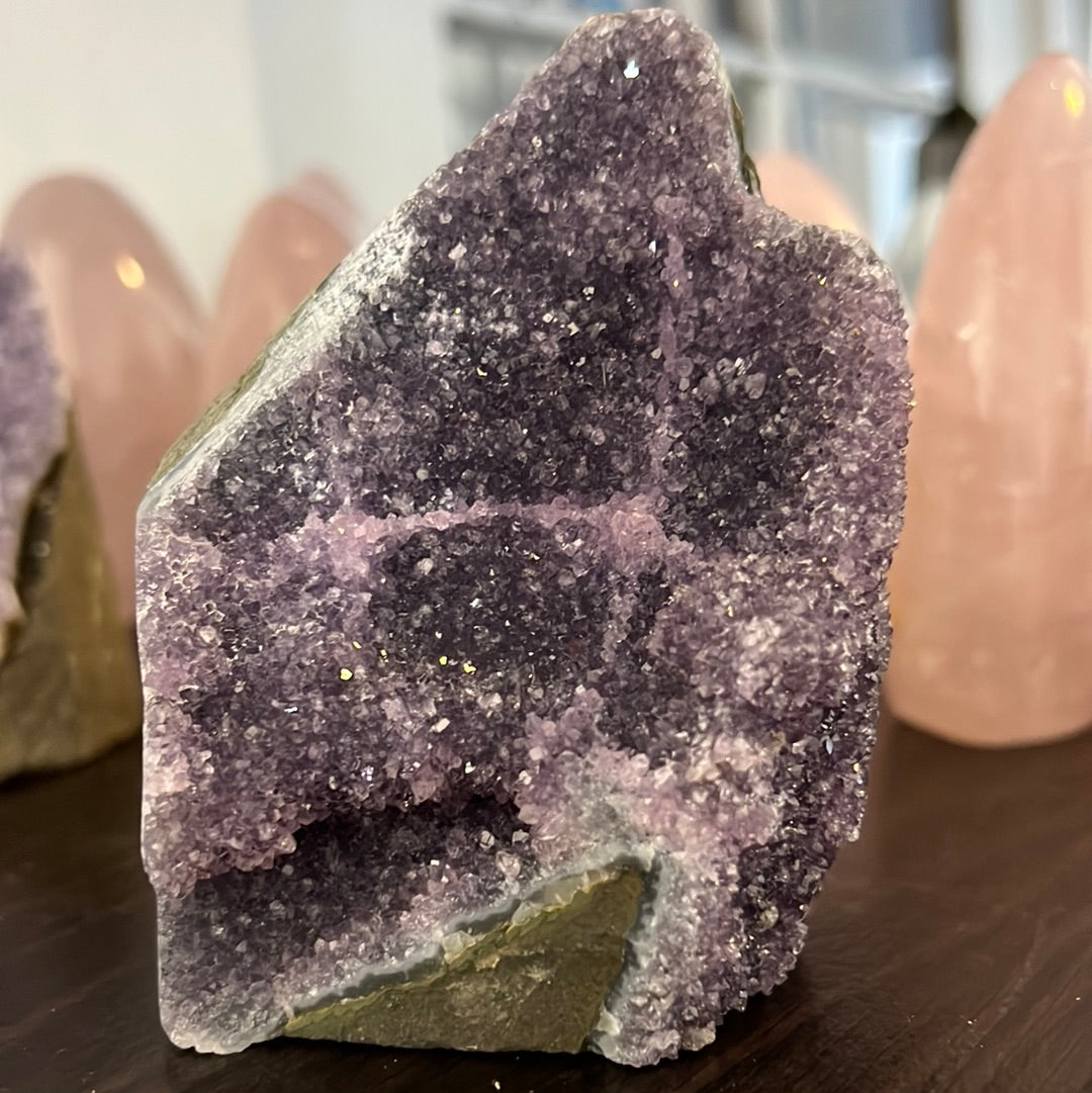 Amethyst crystal for anxiety relief