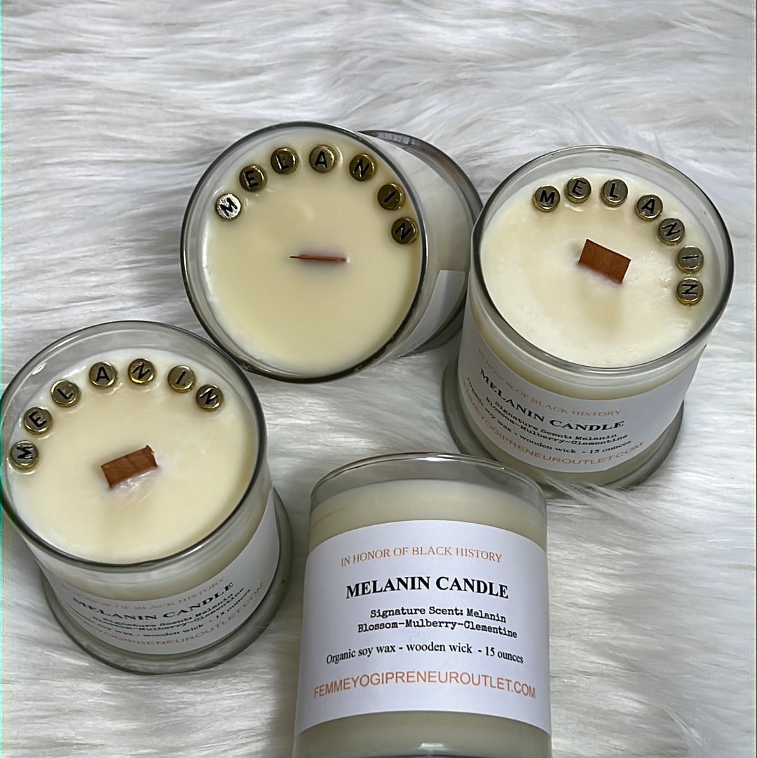Melanin scented Candle 15 oz - Black history