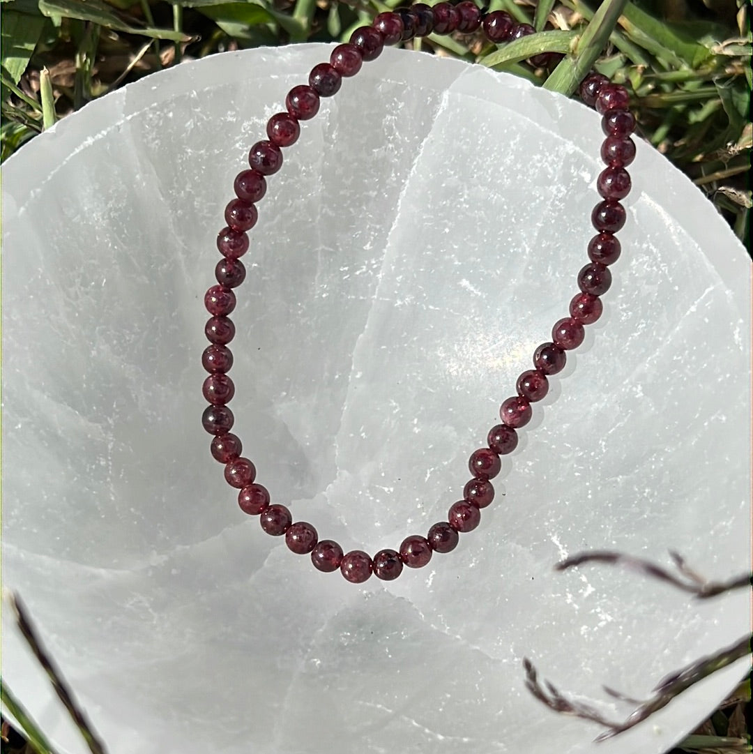 Red Garnet Stone bracelet