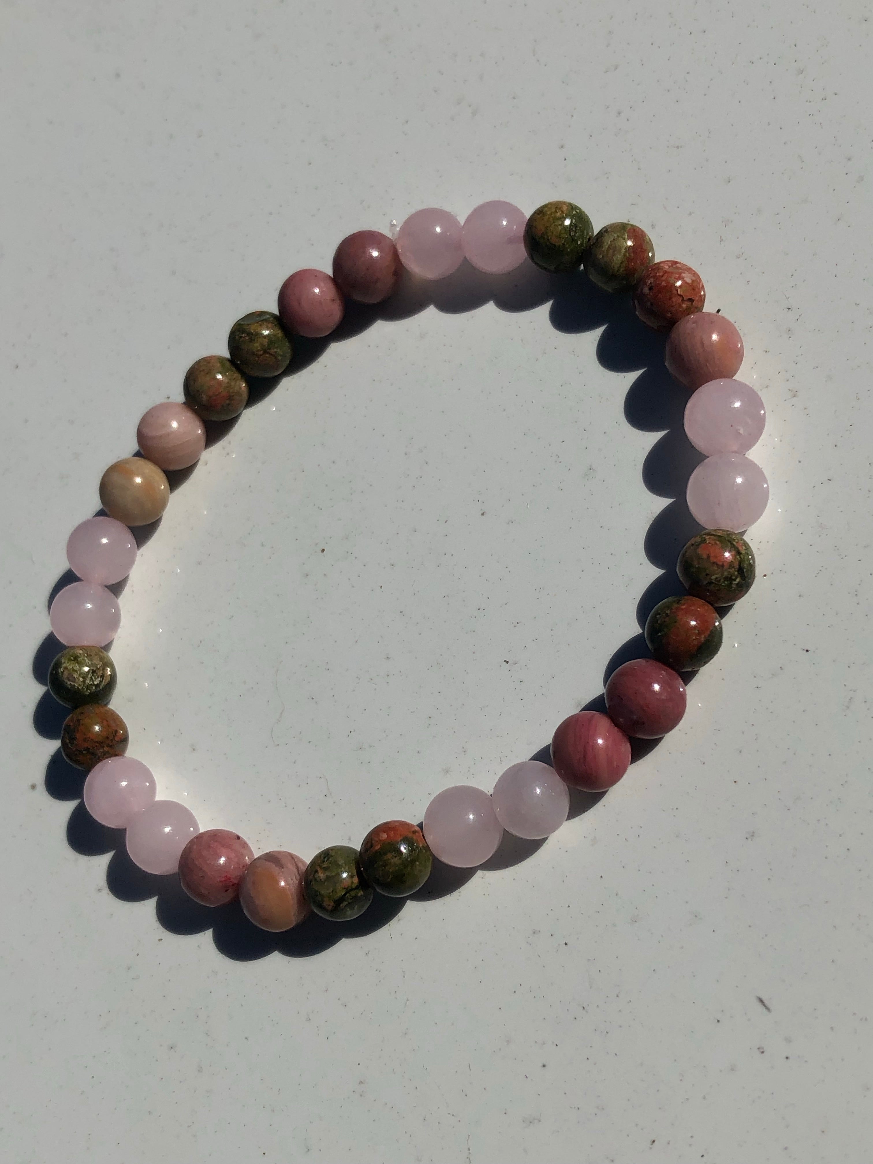 Healing stones bracelet for Fertility
