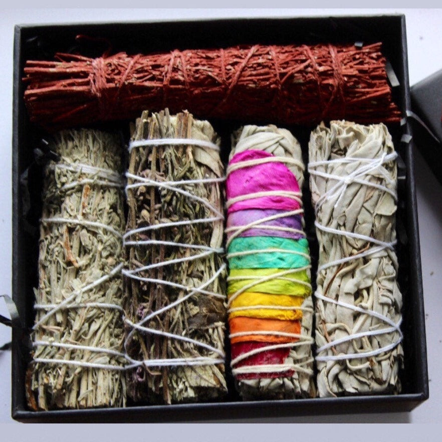 Sage smudge kit for house cleansing | Spiritual gift set