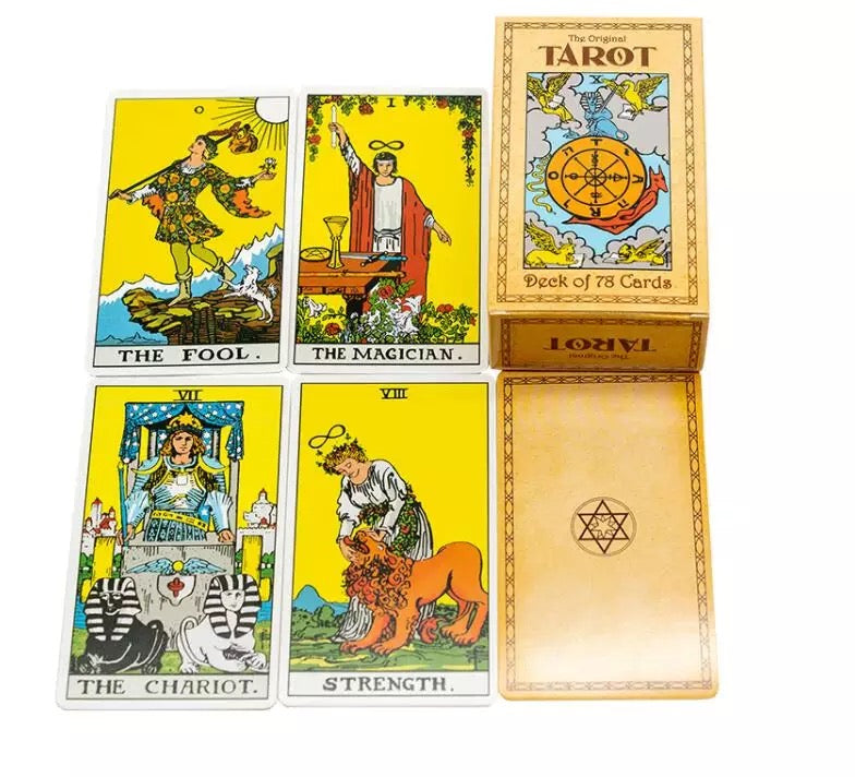 The Original Tarot cards deck with instructions book - 78 cards