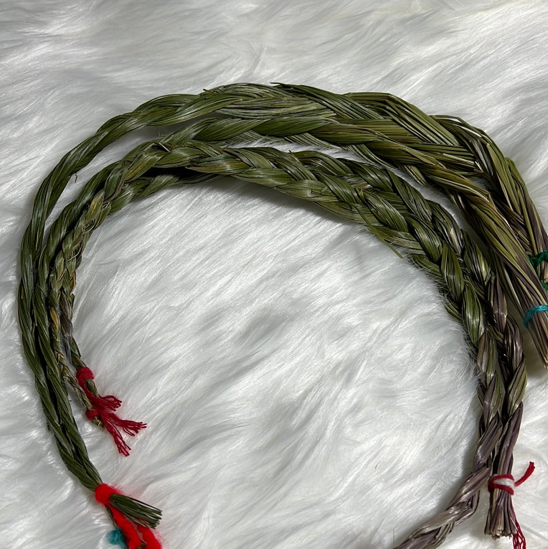 Braided Sweetgrass bundles - Vanilla grass 18 inches