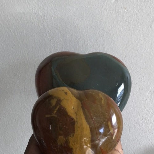 Polychrome Jasper Heart stone