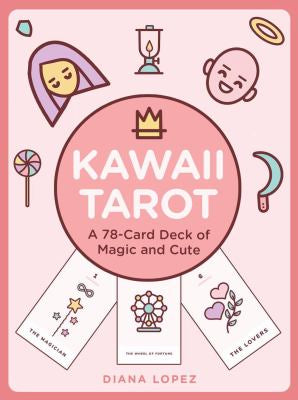 Kawaii Tarot card deck - Pink Tarot cards