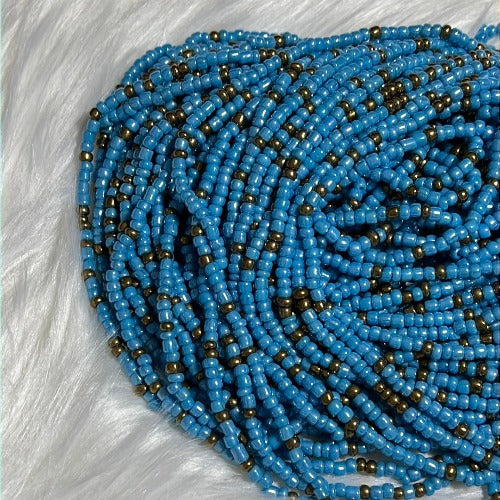 sierra blue waist beads plus size