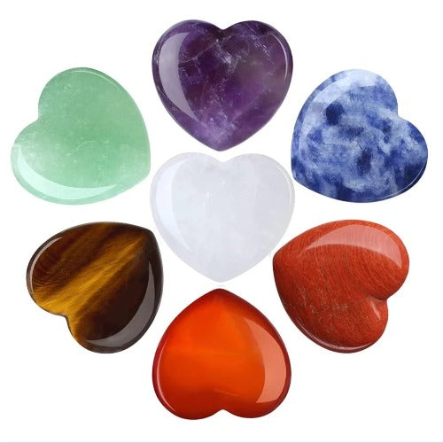 Chakra healing heart stones - Heart crystals