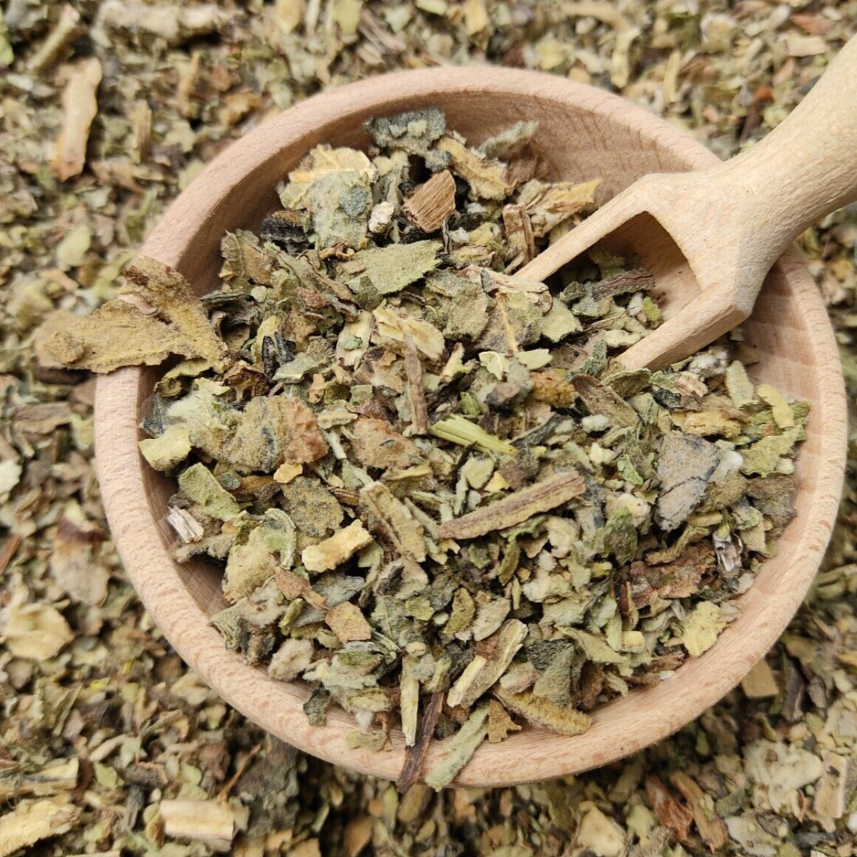 Mullein leaf tea cut and sifted -Organic Mullein herbs for lungs