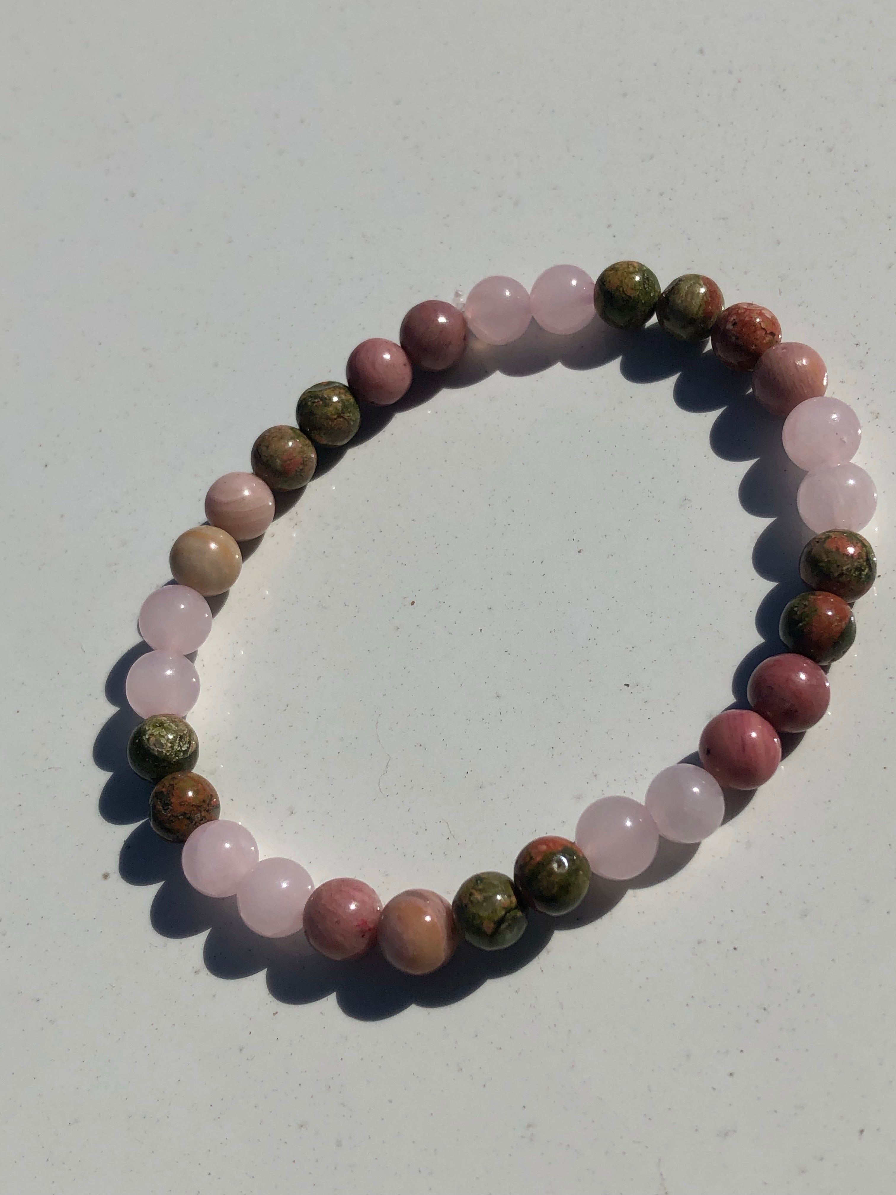 Healing stones bracelet for Fertility
