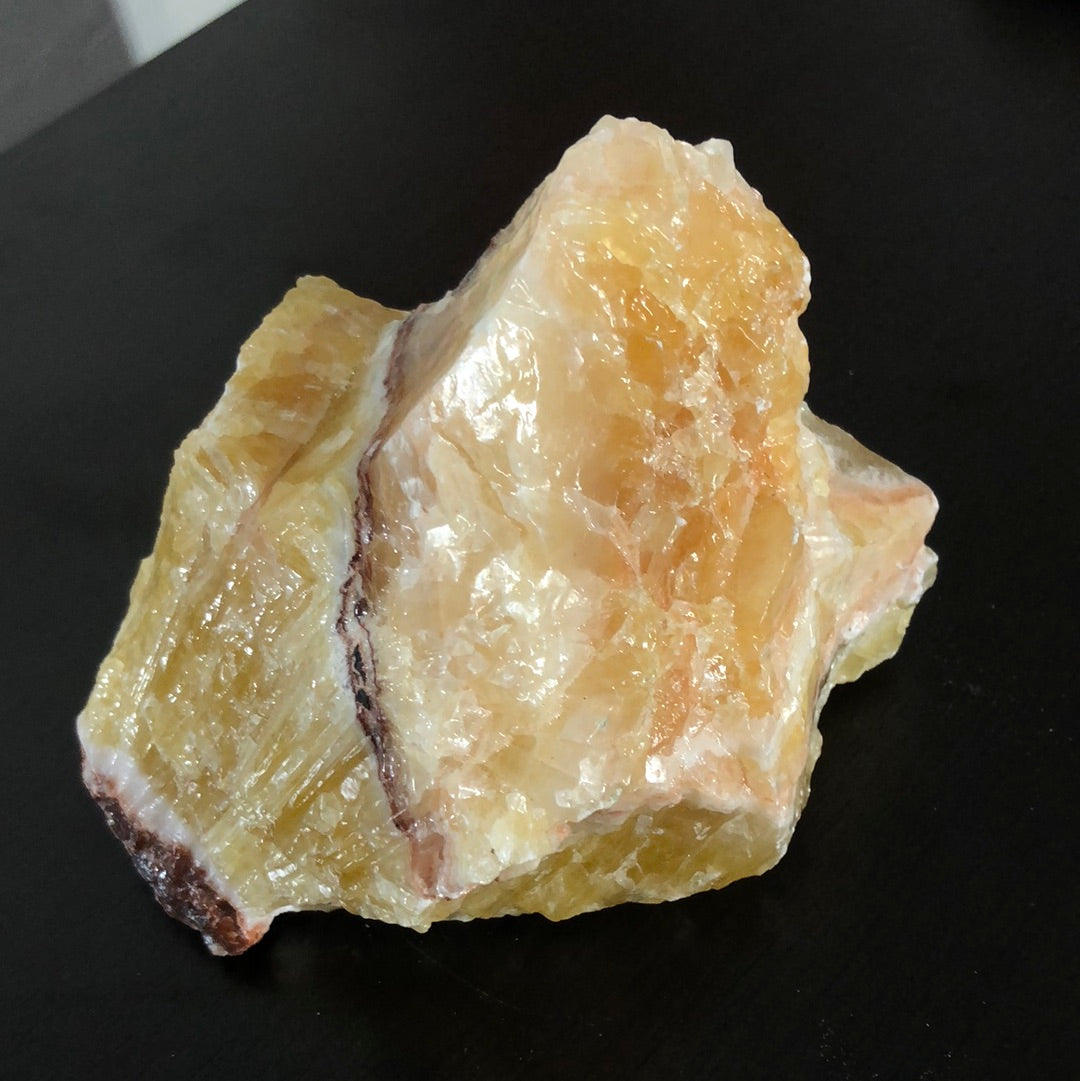 Large raw Yellow Calcite - Crystal for decoration
