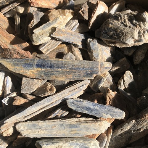 Kyanite raw stones - Blue healing Kyanite