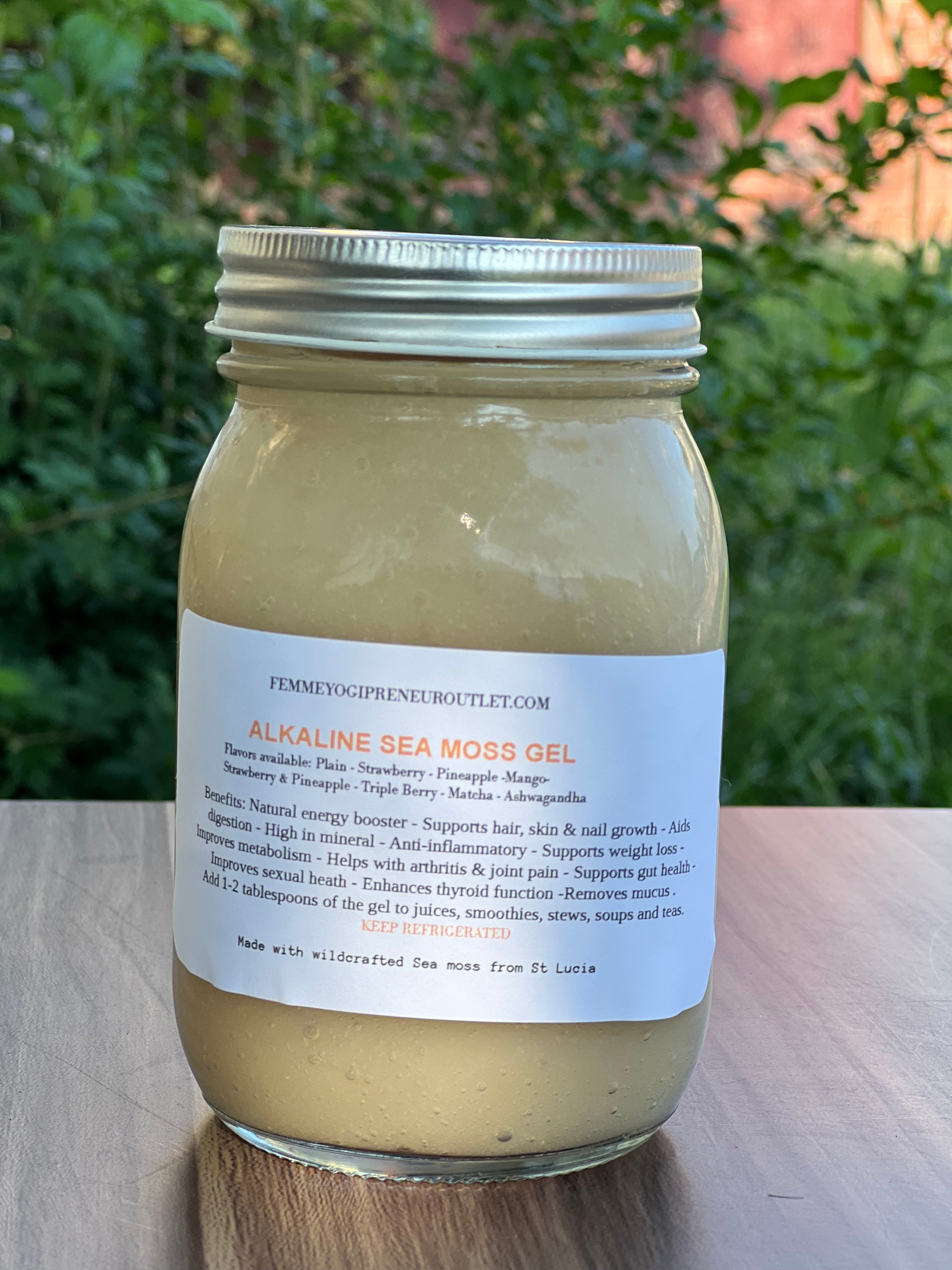 Ashwagandha Sea moss gel - Miracle sea moss blend - 16 oz