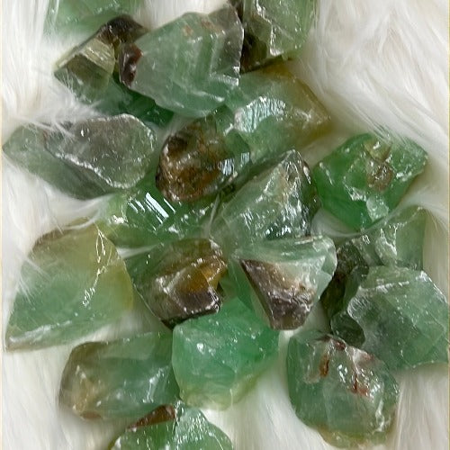 Raw Green Calcite from Mexico