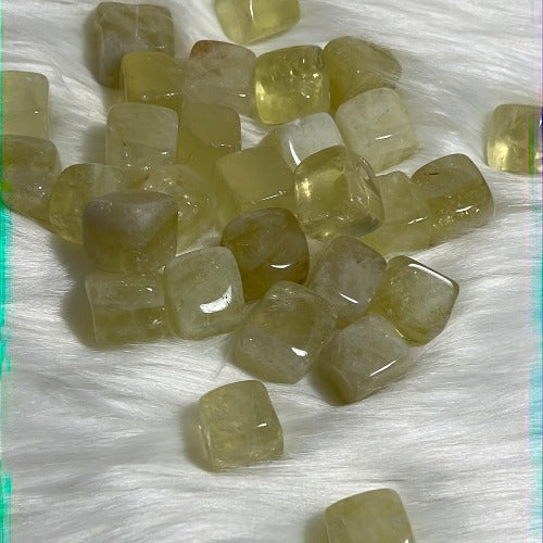 Citrine stone - Square cut crystal - November birthstone