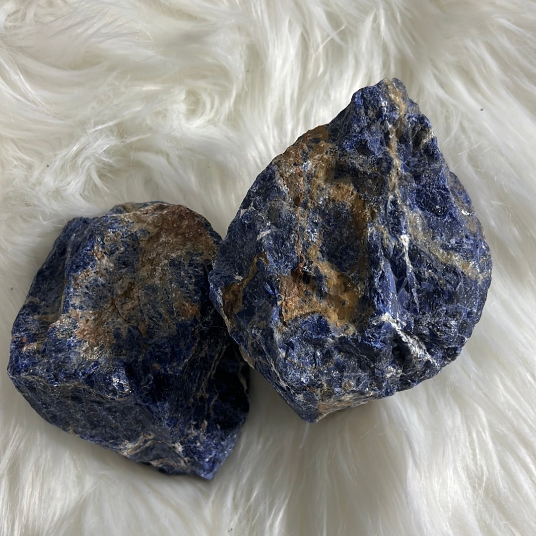 Jumbo Sunset Sodalite - Raw healing stone