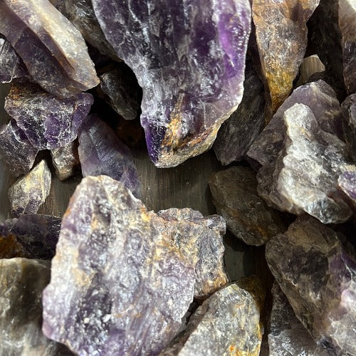 Raw Purple Amethyst from Rwanda