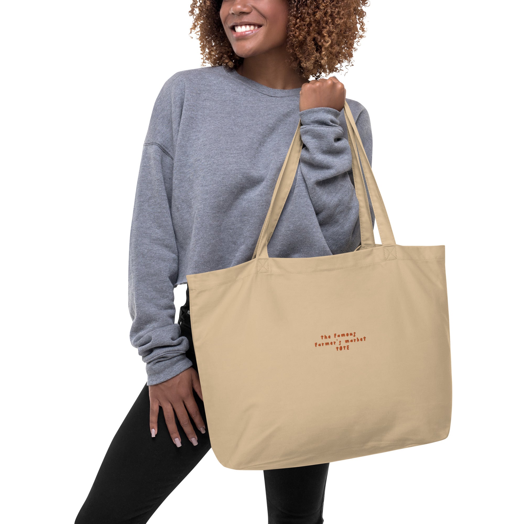 Famer's Market Eco Tote - Embroided